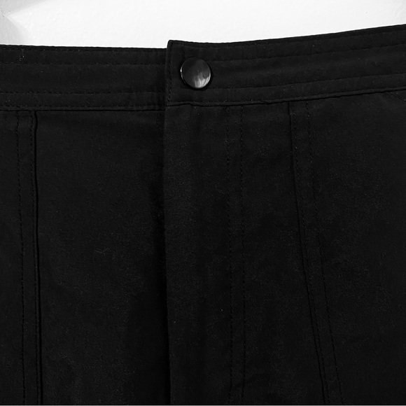 AZUL by Maxine of Hollywood Black Swim shorts W/built-In- briefs size 10 - Picture 3 of 11